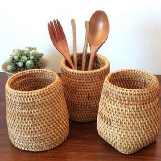 Mini Cesto de Rattan